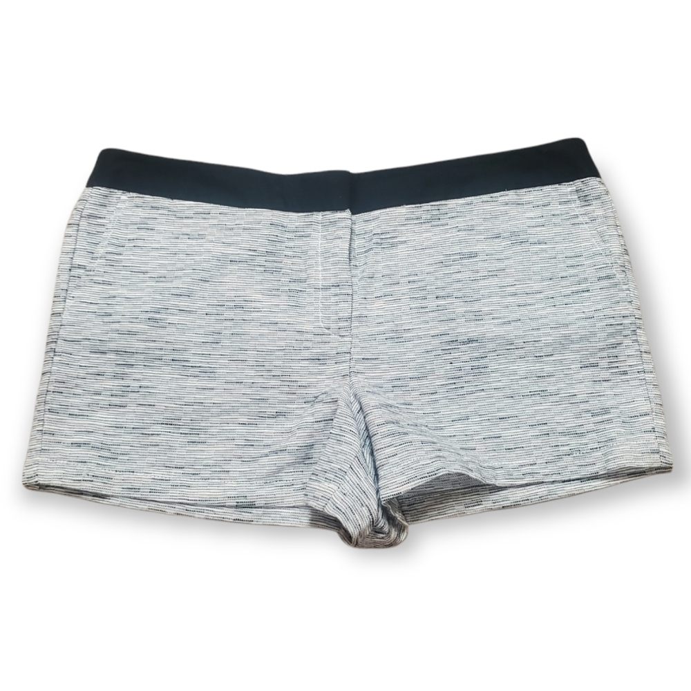 Ann Taylor Loft Black and Grey Tweed Shorts 16